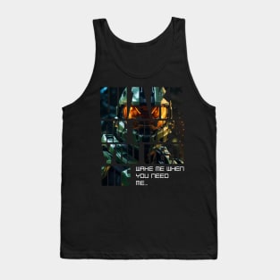 Halo game quotes - Master chief - Spartan 117 - Realistic #4 Tank Top